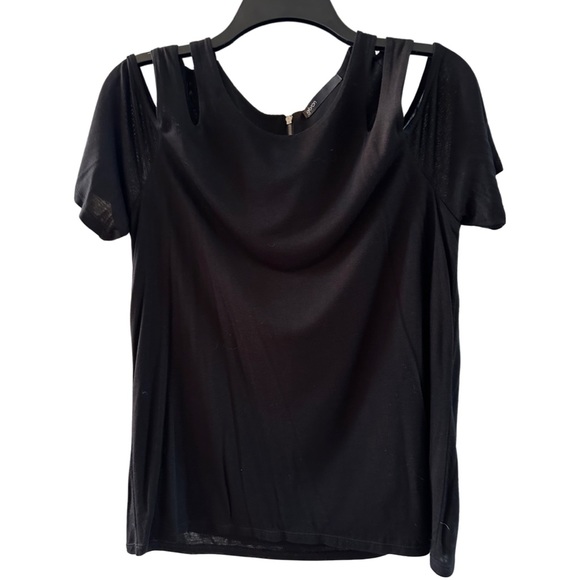 Cold Shoulder Black Top - EUC - Picture 1 of 5